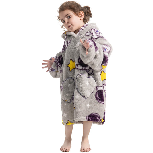 Wearable Blanket Hoodie - Kids - Astronaut