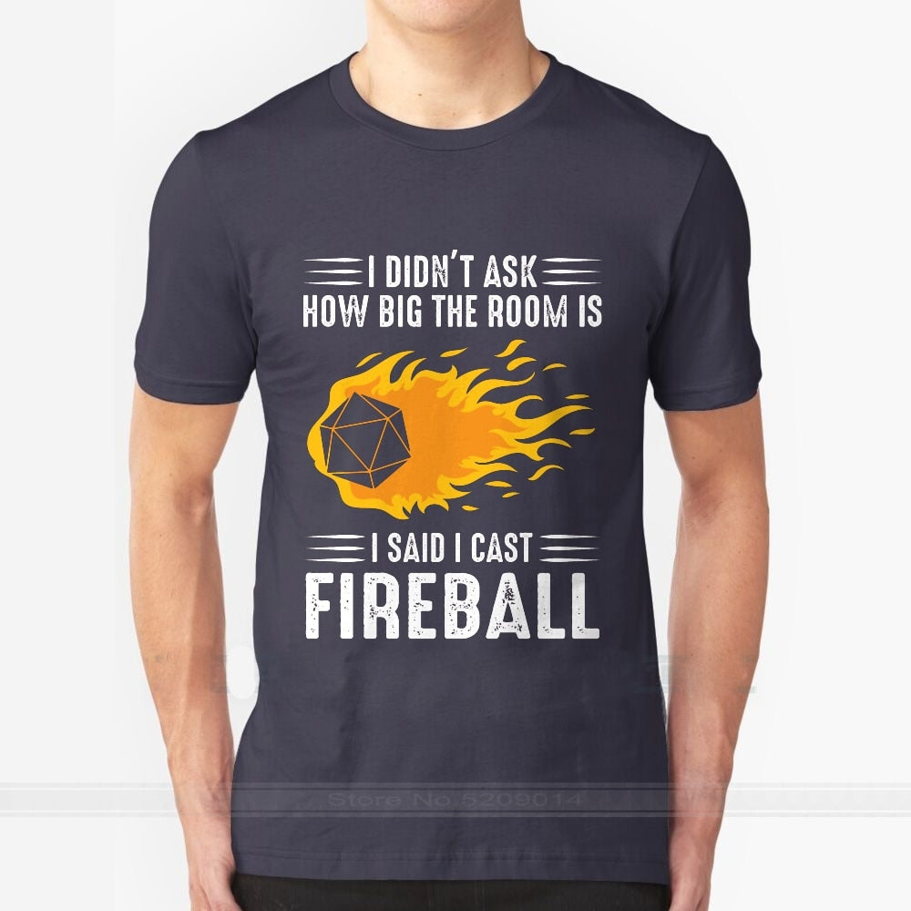 I Cast Fireball Tshirt XS-3XL