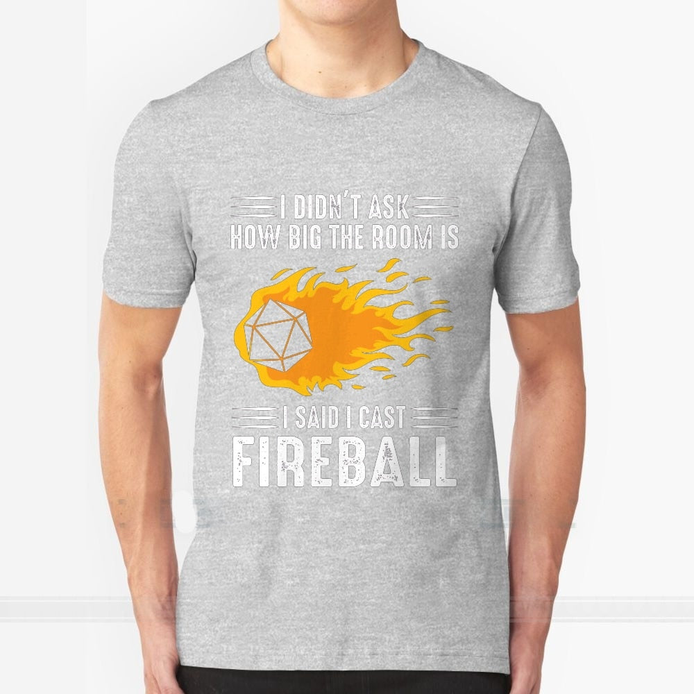 I Cast Fireball Tshirt XS-3XL
