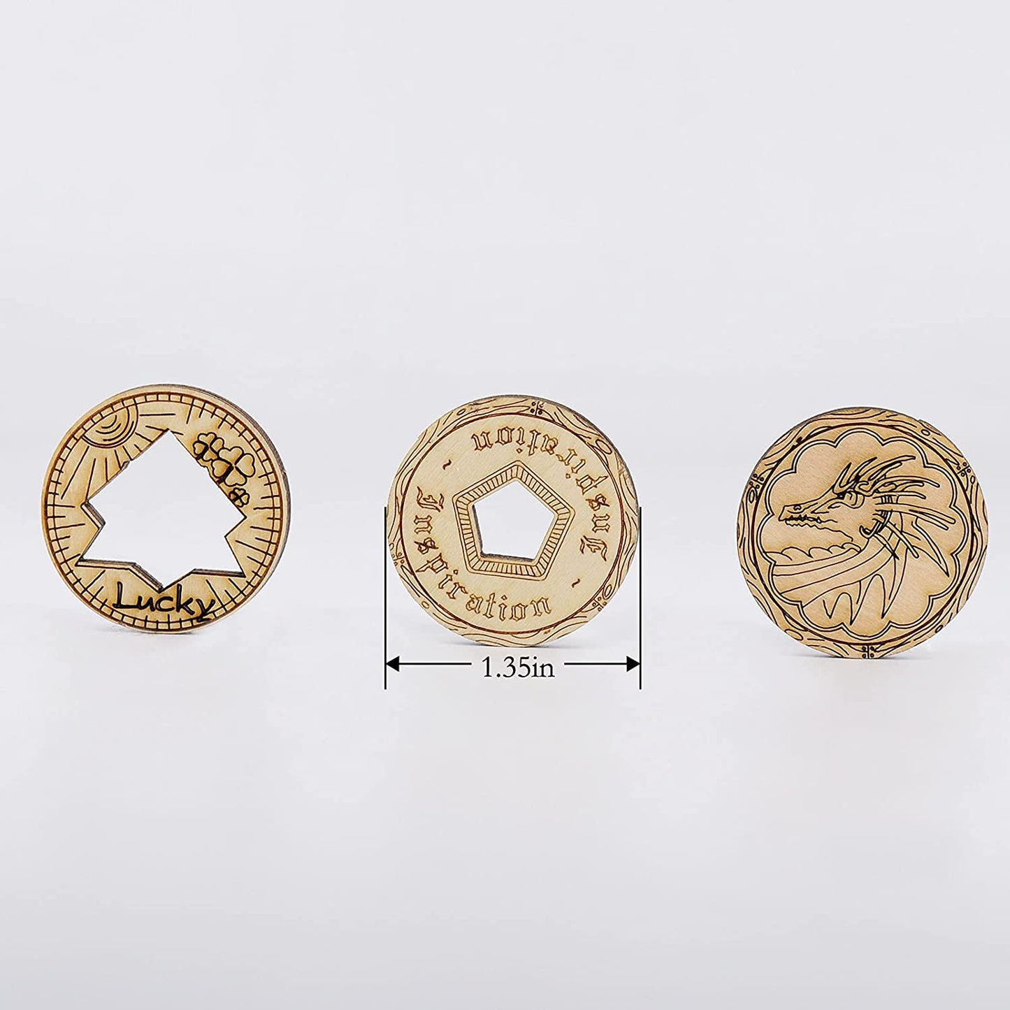Inspiration Coin Tokens - Set of 9
