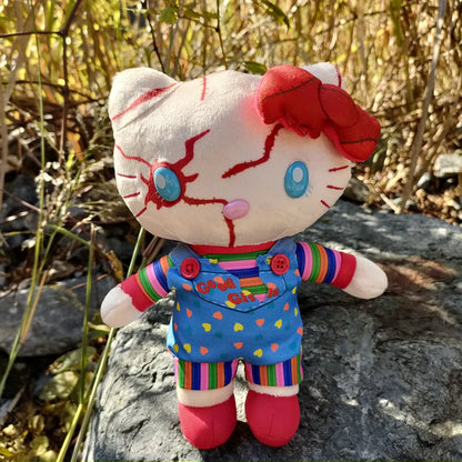 Hello Kitty Chucky & Tiffany Plush Set