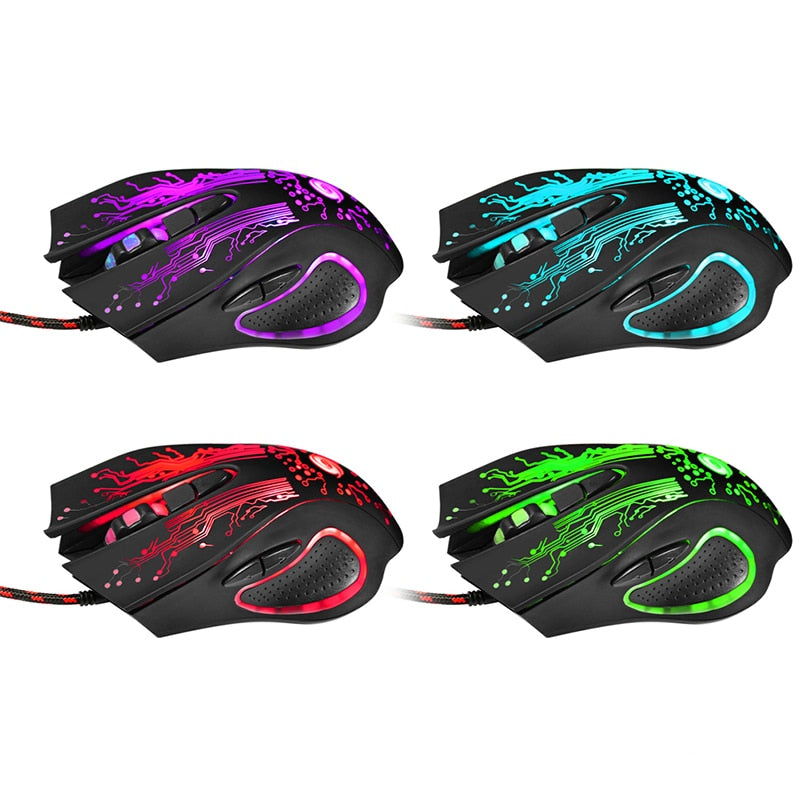 Wired LED Gaming Mouse - Circuits