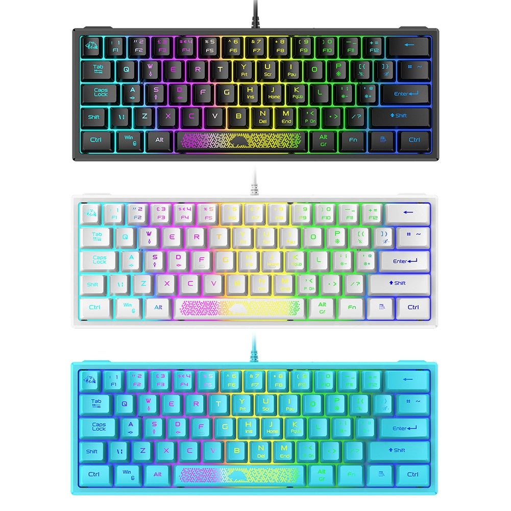 RGB Wired 62 Keys Gaming Keyboard