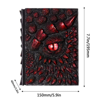 A5 Embossed Dragon Cover Notebook