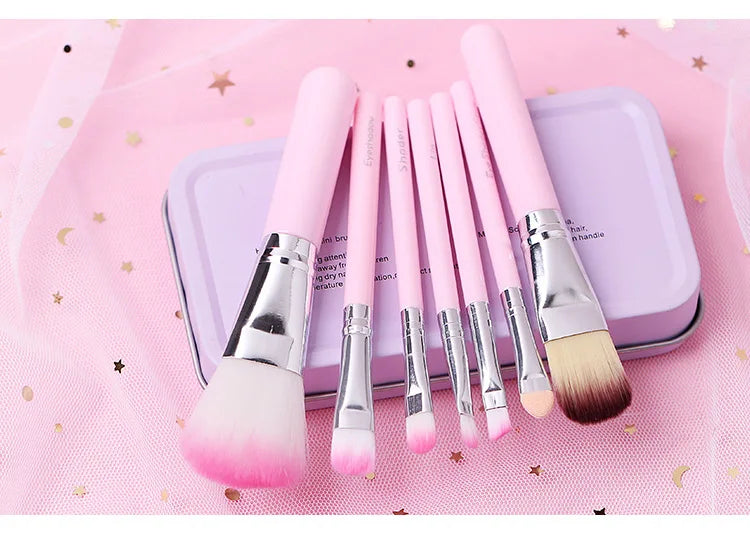 Hello Kitty Makeup Brushes Gift Box - Pink and White